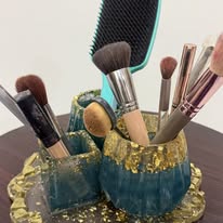 Makeup Brush Holder Set
